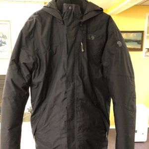 Mountain Hardwear Winter Down Coat for Men Size Large in black